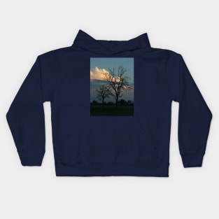 African Trees Nightfall Kids Hoodie